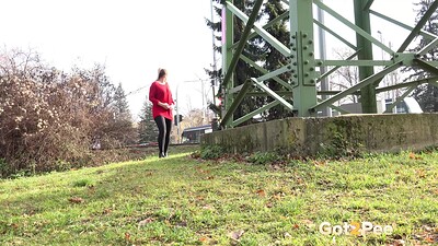 Nikki Dream in Extreme Public Peeing from 