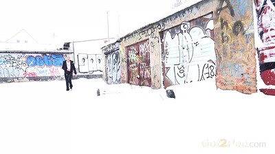 Gianna Ray in Blizzard Conditions from 