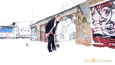 Gianna Ray in Blizzard Conditions from 