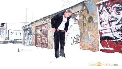 Gianna Ray in Blizzard Conditions from 