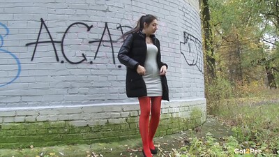 Diana Sweet in Red Pantyhose from 