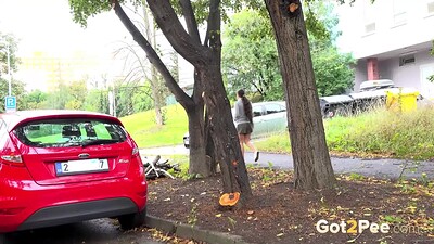 Lara Fox in Road Puddle from 