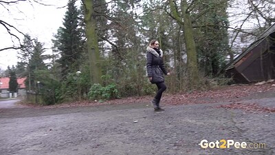 Cynthia Vellons in Messy Woodland Pee from 