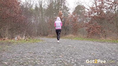 Lara Fox in Lara Wets The Leaves from 