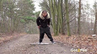 Natasha Ink in Hairy Pussy Pissing from 