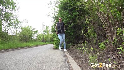 Naomi Bennet in Public Pee from 