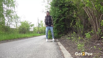 Naomi Bennet in Public Pee from 