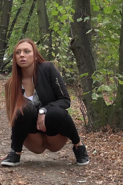 Got2Pee Morgan Redhead In The Woods