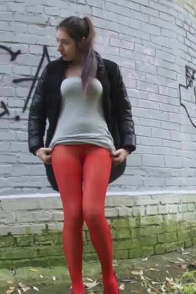 Got2Pee Diana Sweet Red Pantyhose