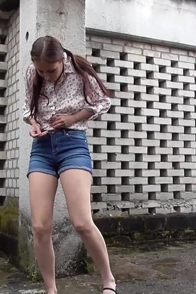 Got2Pee Antonia Sainz Pigtailed Cutie