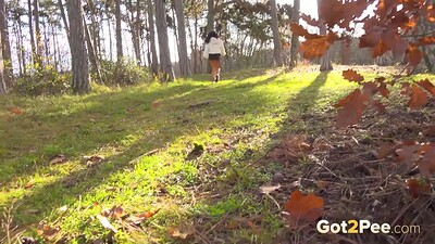 Mini Mitzi in Woodland Weeing from