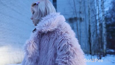 Vasya in Snowy Squatting from 