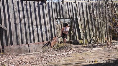 Violet Rilz in Stretching To Pee from 