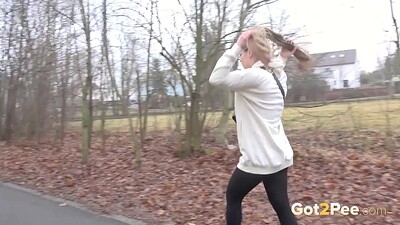 Lara Fox in Pausing To Pee from