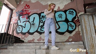 LoliPop in Graffiti Denim from