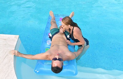 Kaisa Nord in Sucking Poolside from