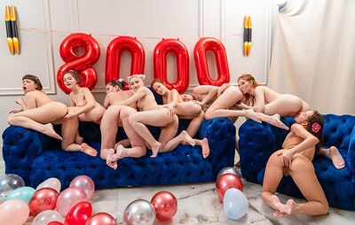 Alice Flore and Mia Murkovski in 8000th video celebration from 