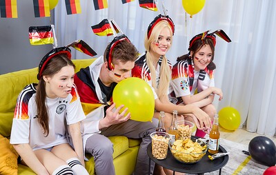 Ally Horny and Cristafeer Robien in Euro 2024 kick off party from 