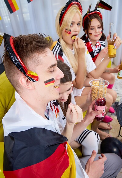 Ally Horny and Cristafeer Robien in Euro 2024 kick off party from 