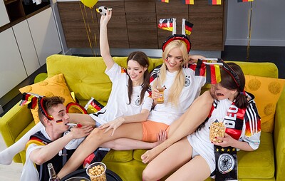 Ally Horny and Cristafeer Robien in Euro 2024 kick off party from 