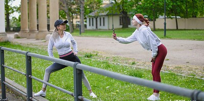 Leya DeSantis and Shalina Devine in Come Again?, part 3 from 
