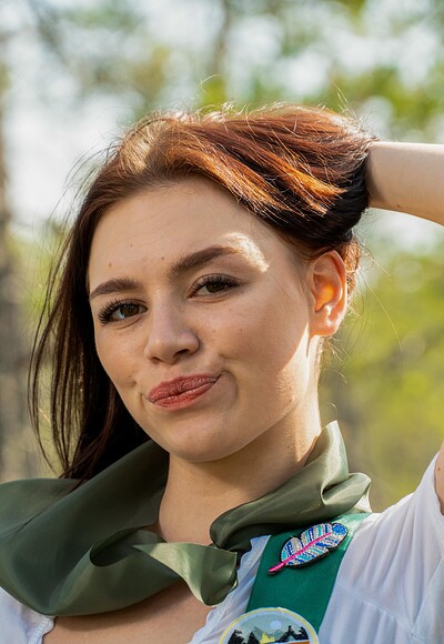 Eva Murkovski in Eva scout pussy from