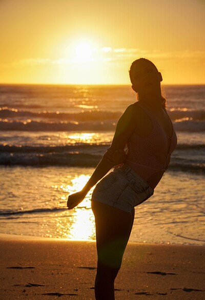 Rebecca Volpetti in Beach vibes from 