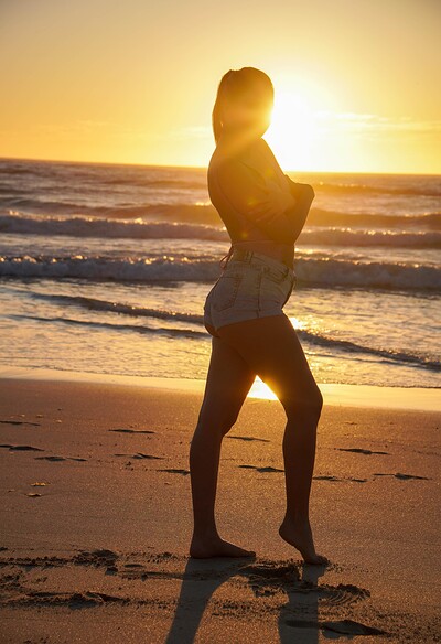 Rebecca Volpetti in Beach vibes from 