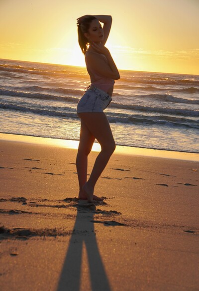 Rebecca Volpetti in Beach vibes from 