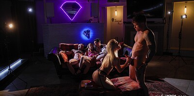 Candee Licious and Eveline Dellai in Party Like a Porn Star 3 from 