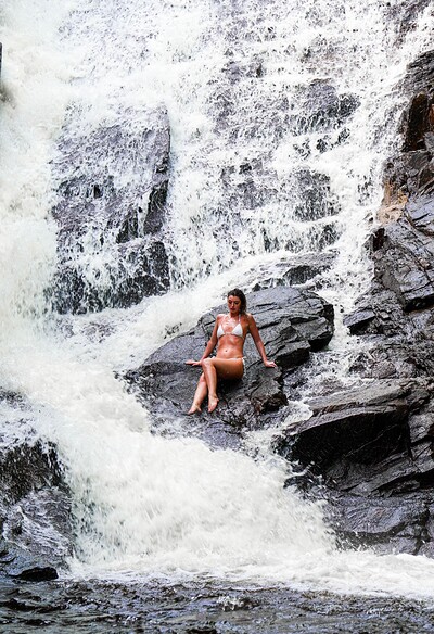Candice Demellza in Beautiful view from 