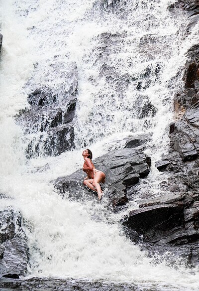 Candice Demellza in Beautiful view from 