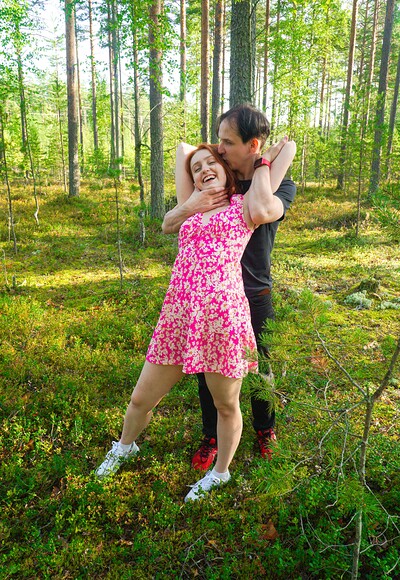 Fergy Croak and Tommy Jones in Redhead Fergy loves to get fucked outdoor from 