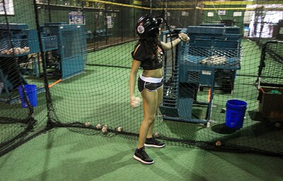 Jayla Foxx in Jayla Foxx gets fucks at the batting cages from 