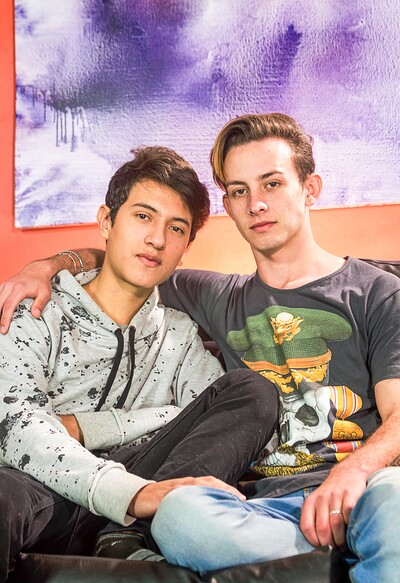 Wilson Gram and Italo Van Newen in Best friends from 