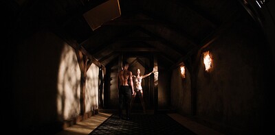 Lynna Nilsson and Charlie Dean in Bound to make you Sweat 2 from 