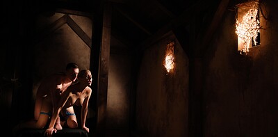 Lynna Nilsson and Charlie Dean in Bound to make you Sweat 2 from 