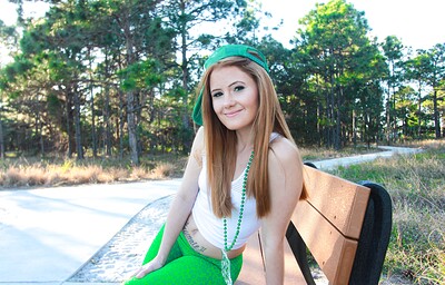 Molly Pop in Irish ginger sucks dick on St. Patricks Day from 