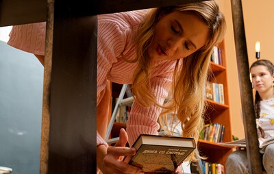 Novella Night and Sara Bork in Library of lust - Part 2/3 from 