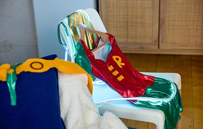 Ashly Rabbit and Karll Stone in Superhero day from