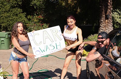Spencer Bradley and Jensen in Trans Carwash - Scene 1 from 