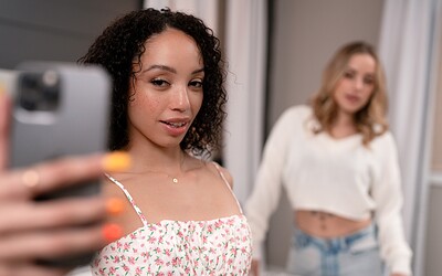 Alexis Tae and Anna Claire Clouds in Selfie Spy, Scene #01 from