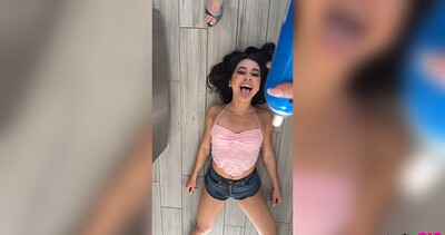 Brianna Arson and Demi Hawks in Stepsisters Facial Challenge - S2:E6 from 