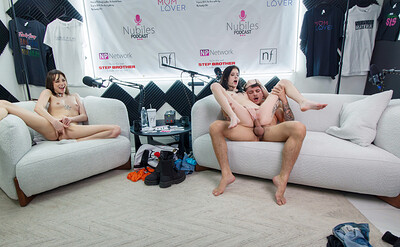 Bella Nova and Lana Smalls in Nubiles Podcast Lana Smalls Casts Bella Nova - S1:E1 from 