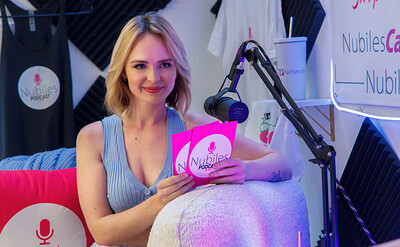 Lilly Bell and Tiny Rhea in Nubiles Podcast Lilly Bell Casts Tiny Rhea 2 - S1:E5 from 