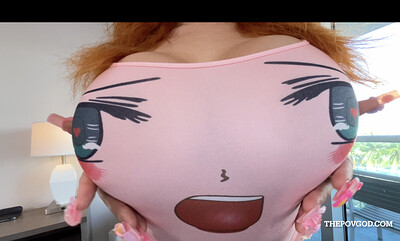 Nia Bleu in Big Titty Anime Girl from 