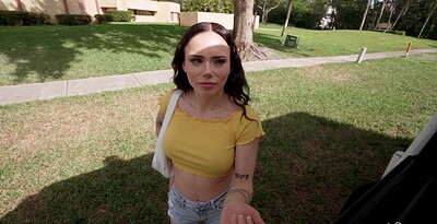 Lucia Rossi in Server Does it All For Money from