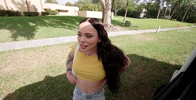 Lucia Rossi in Server Does it All For Money from