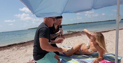 Ashlyn Angel in Beach Dads Part 3: She'll Do It For The Money from 