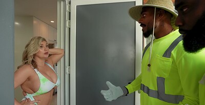 Andie Anderson and Dickdealer Don in Two Dicks Plus Gardening For Free from